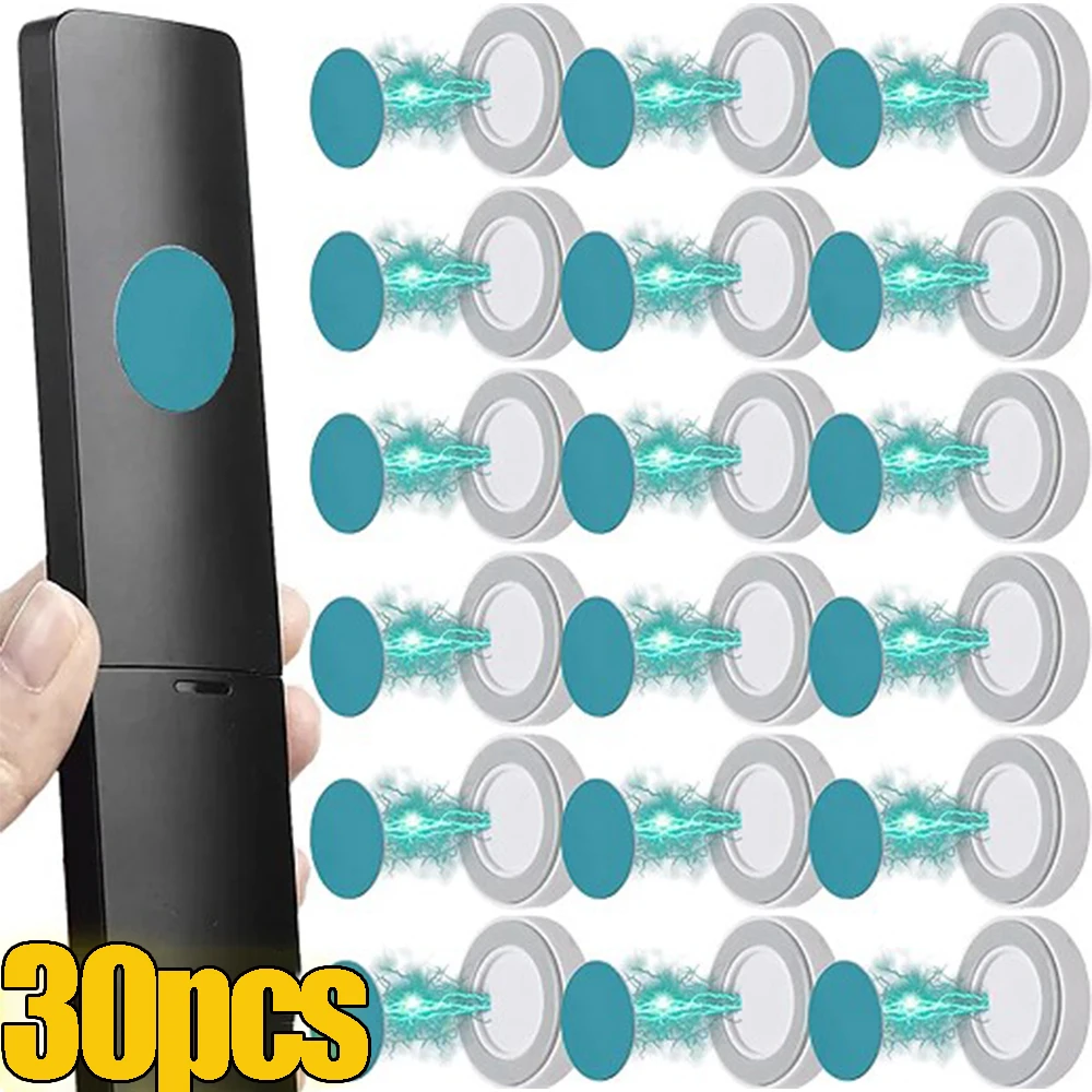 

30/2PCS Strong Magnetic Hooks Wall Mount Anti-Lost Magnet Storage Holders For Remote Control Fridge Sticker Home Organizer Hooks