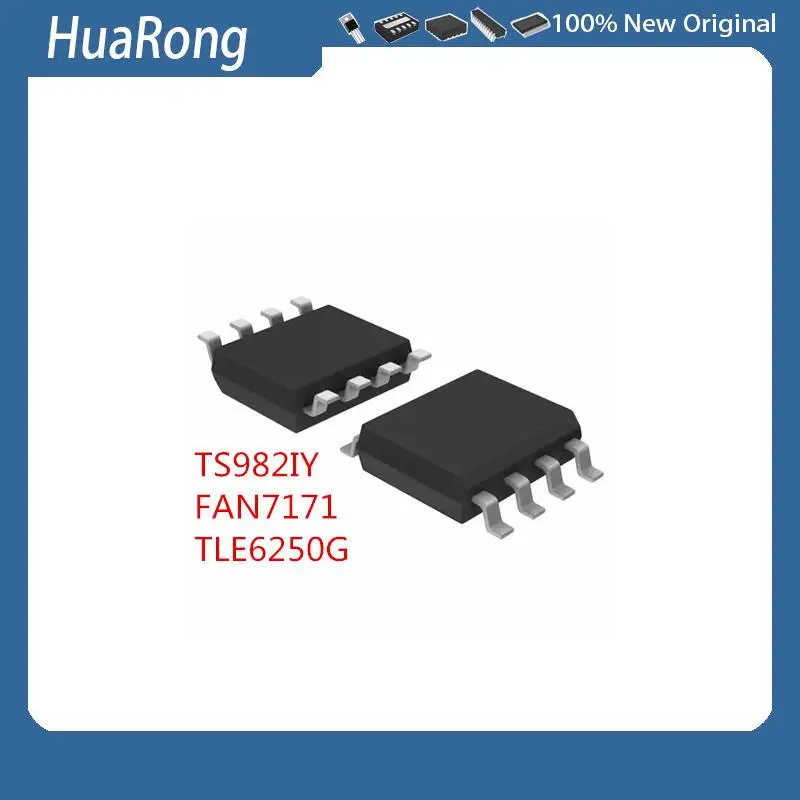 

10Pcs/Lot TS982IY TS9821Y FAN7171 TLE6250G SOP8