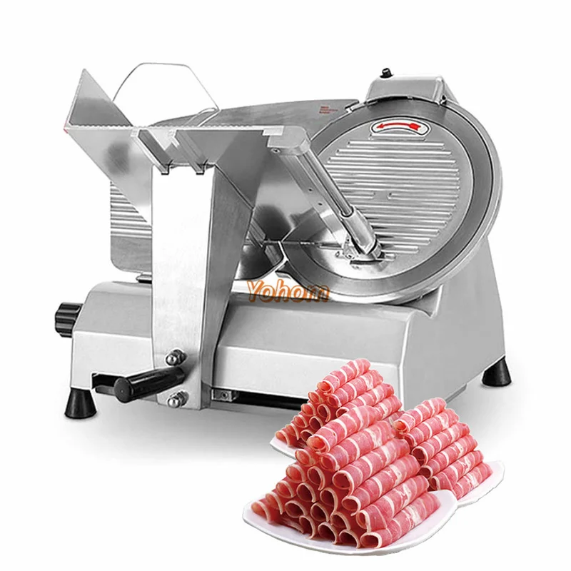 9-12Inches Fresh Mutton Beef Meat Slicer Cutter Machine Mini Frozen Meat Slicer Grinders Home Kitchen