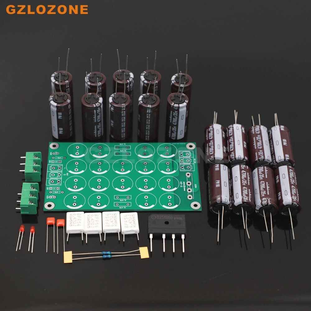 Array 18pcs 4700uf 35V Capacitors CRC Rectifier Filter PSU For Amp DIY   (B6-65) 4