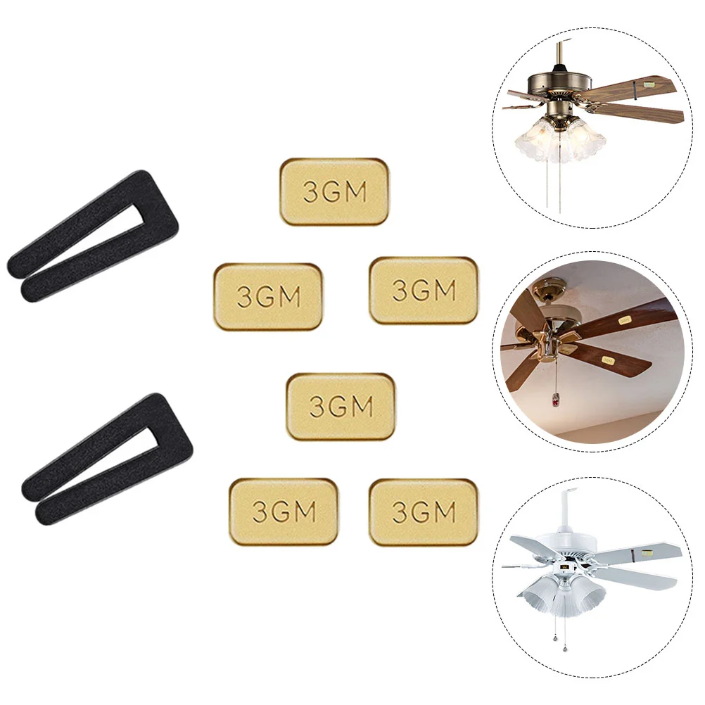 

Fan Homeschool Ceiling Anti-sway Clip Blade Balancing Accessories Tool Weights Kit Blades for