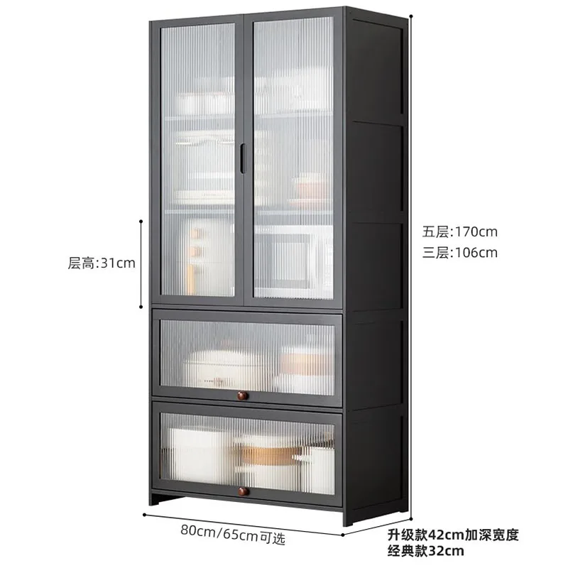 Doors Large Sideboard Laden Display Outdoor Organizers Cabinet Multifunctional Muebles De Cocina Bedroom Furniture