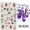 5D Realistic Relief Happy Halloween Prank Cute Skull Ghost Jack-o'-lantern Adhesive Nail Art Stickers Decals Manicure Charms 2