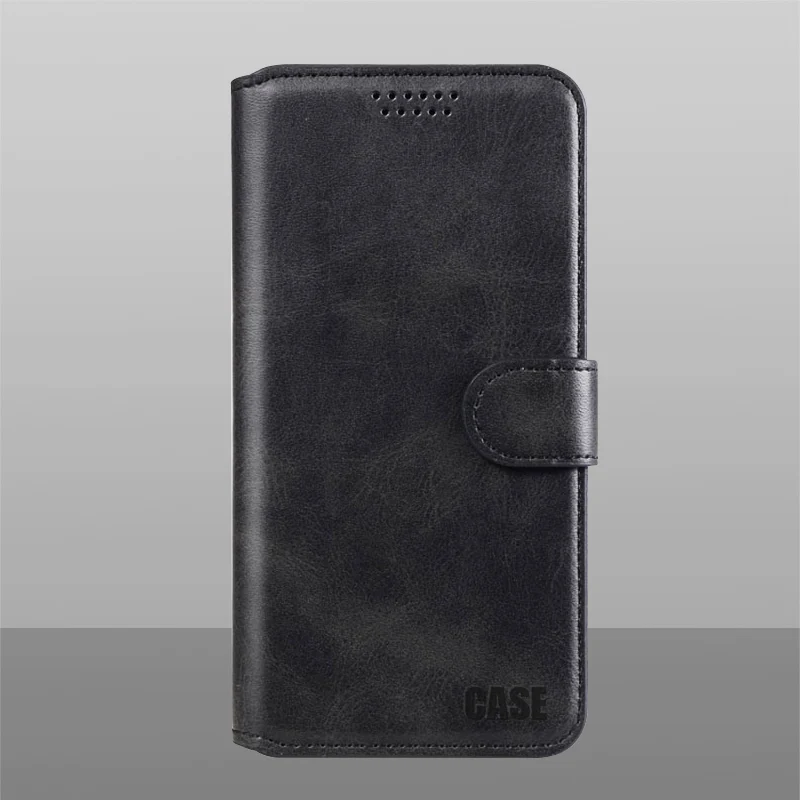 Elegant Leather Flip Book Case with Card Slots