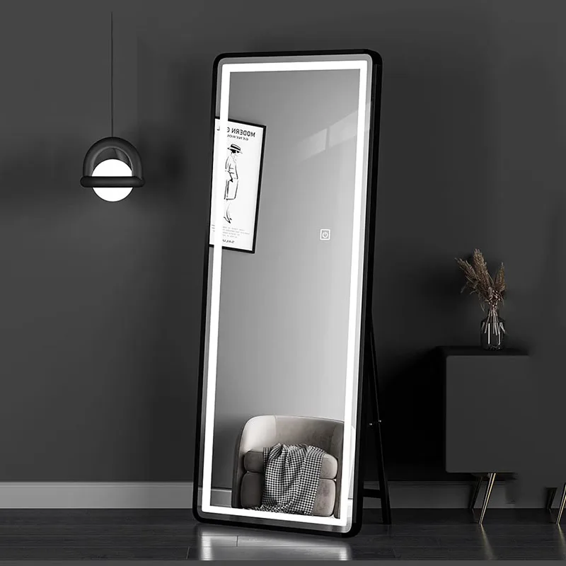 

Rectangle Makeup Mirror Living Room Nordic Bathroom Body Makeup Large Long House Espelho Grande Para Quarto Bedroom Decor