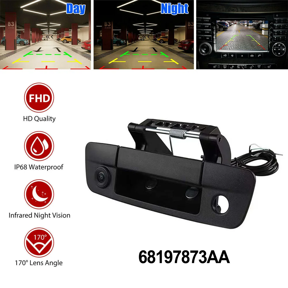 

1PC High Quality 68197873AA Tailgate Handle Rear View Camera For Dodge RAM 1500 2013 - 20 Brand New Convenient