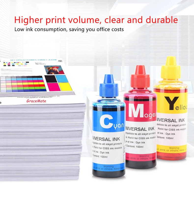 Dye Ink Kit Compatible For Brother LC223 LC3219 LC123 LC103 LC203 LC3319 Ink Cartridge Printer Refill