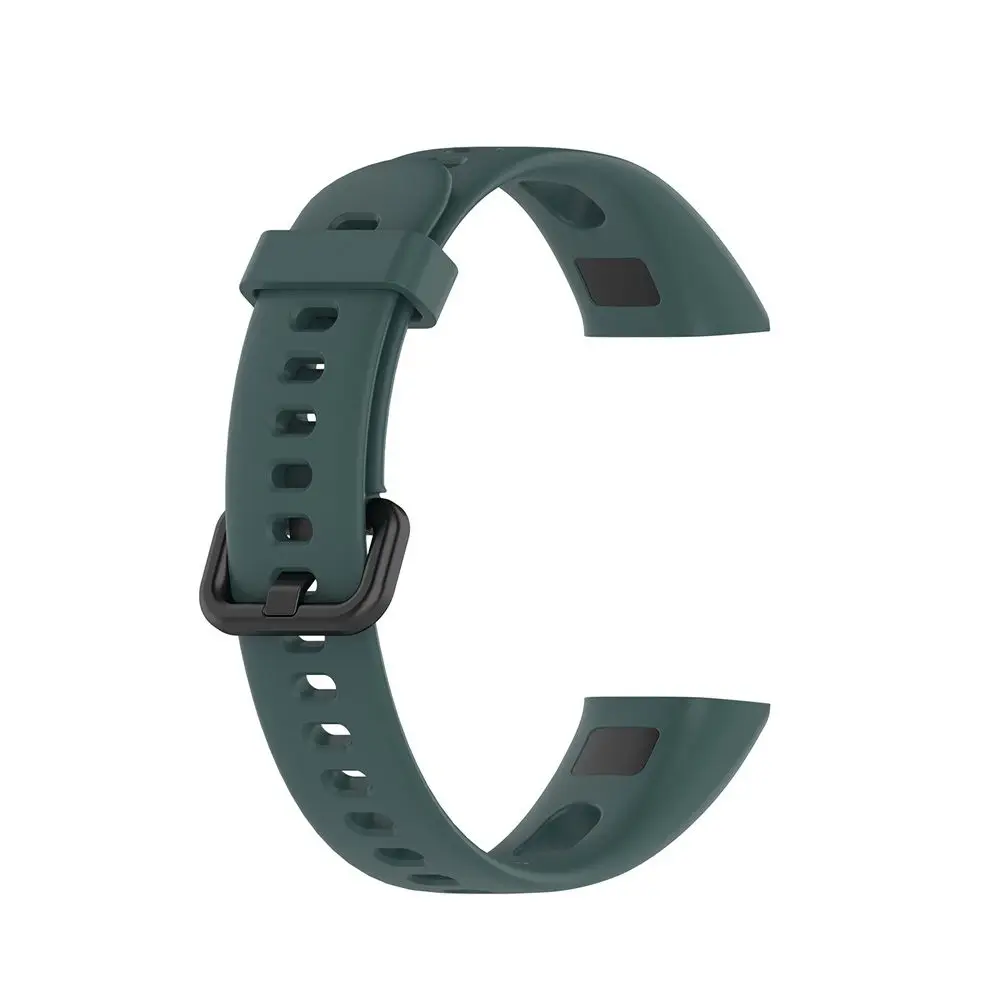 Cinturino In Silicone Per Honor Band 5i - Ricambio Morbito E Regolabile (Nero/Blu Scuro) - 4