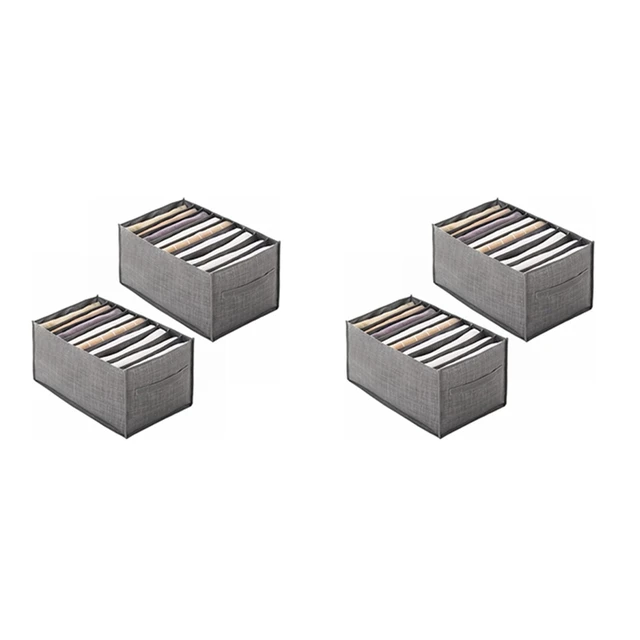 2X Szekrény Fiókos Szervező Pólókhoz Farmer Ingek Lábbeli Rendszer A Tároló Dobozához