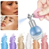 Diamond Highlighter Powder Spray Waterproof High Gloss Glitter Body Bronzer Highlight Powder Face Contour Illuminator Makeup 2