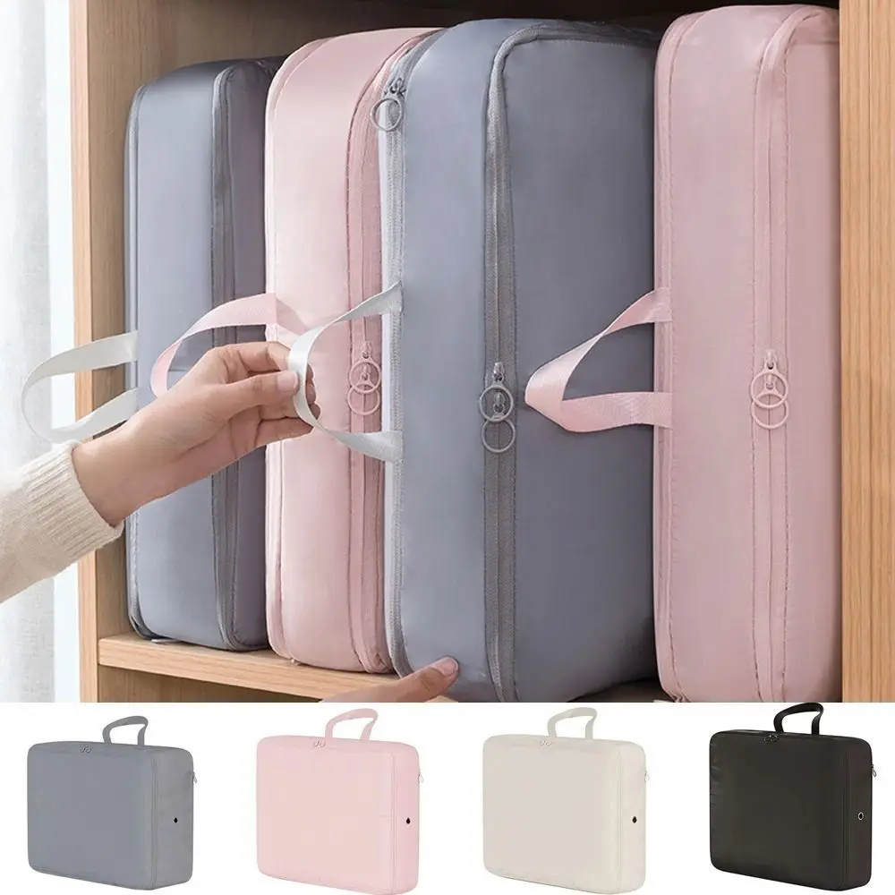 Compression Packing Cube Wardrobe Drawer Puffer Jacket Storage Foldable Luggage Suitcase Organizer Compressed Travel Clothes Bag 2