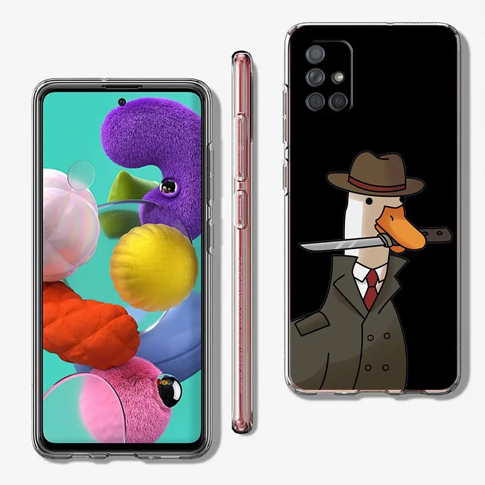 Cartoon Doubt Duck Phone Case Cover