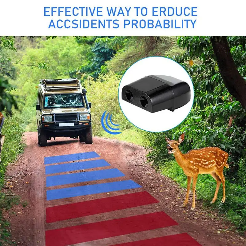 1/2/3PCS Car Deer Whistles Avoid Deer Collisions Animal Repeller Ultrasonic Animal Whistle Warn Wildlife Warning Device deer whistle