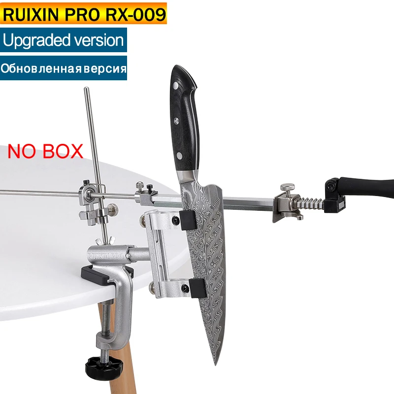 Knife Sharpener Fixed Angle Knife Sharpener RUIXIN Pro RX009 Sharpening Machine Grindstone 360 Degree Aluminum Alloy Knives Sharpener Whetstone
