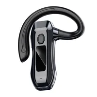 Single Ear Wireless Headset Driving HeadPhones Business Noise Cancelling Headset Sports Earhook Earphones Long Battery Life 1