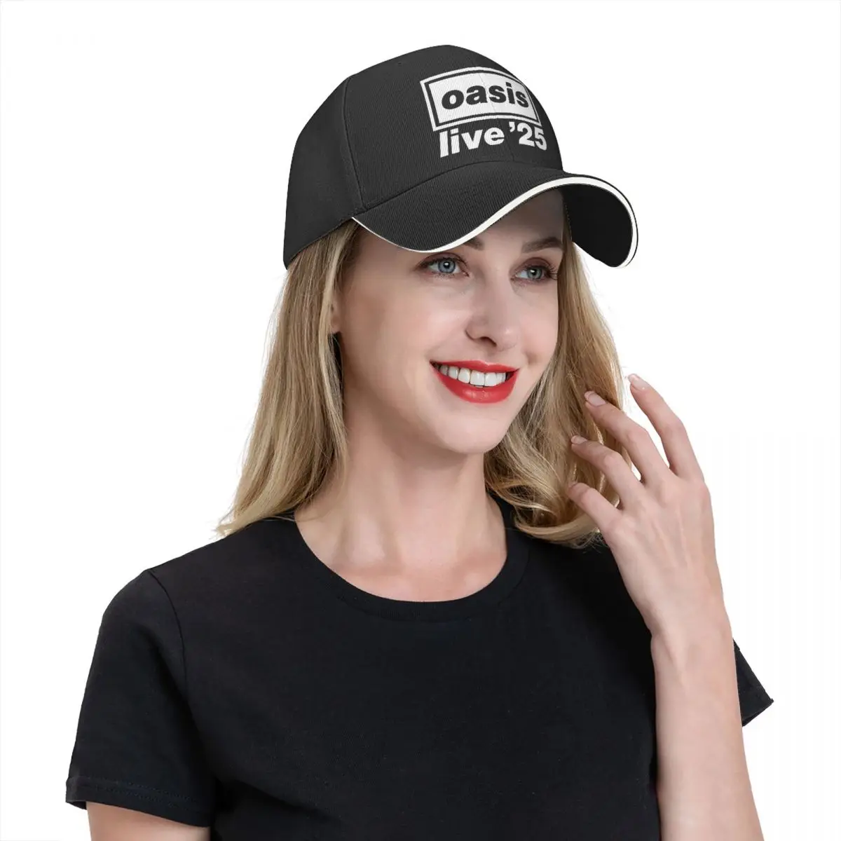 Unisex O-Oasis Live '25 Rock Band Fans Trucker Cap Casual Versatile Baseball Cap for All Season
