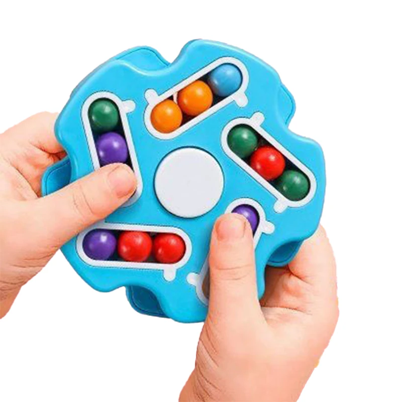 

Creative Finger Gyroscope Colorful beads disk Rubik's Cube Fingertip Focus children Puzzle Rubik's Cube decompression Toys
