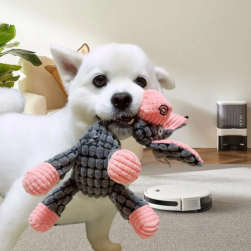 Dog Toys Sounding Toy Molar Training Decompress Interactive Bite Resistant Donkey Shape Plush Pet Supplies