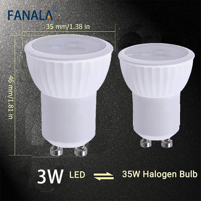 Рисунок 2 - Мини-лампочка GU10 светодиодный 3W SMD 3000/6000K