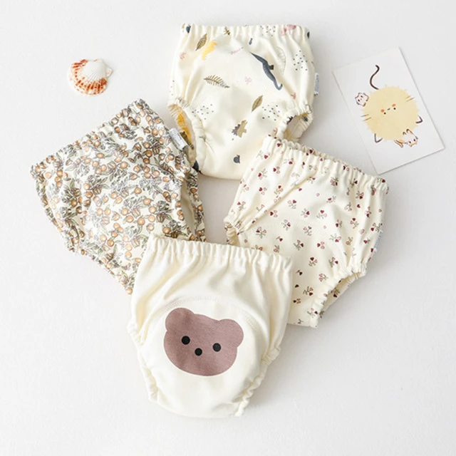 Cotton Baby Training Pants for Kids Diaper Waterproof Underwear Infant Panties Washable Boys Girl Cloth Diapers Reusable Nappies - Image 4