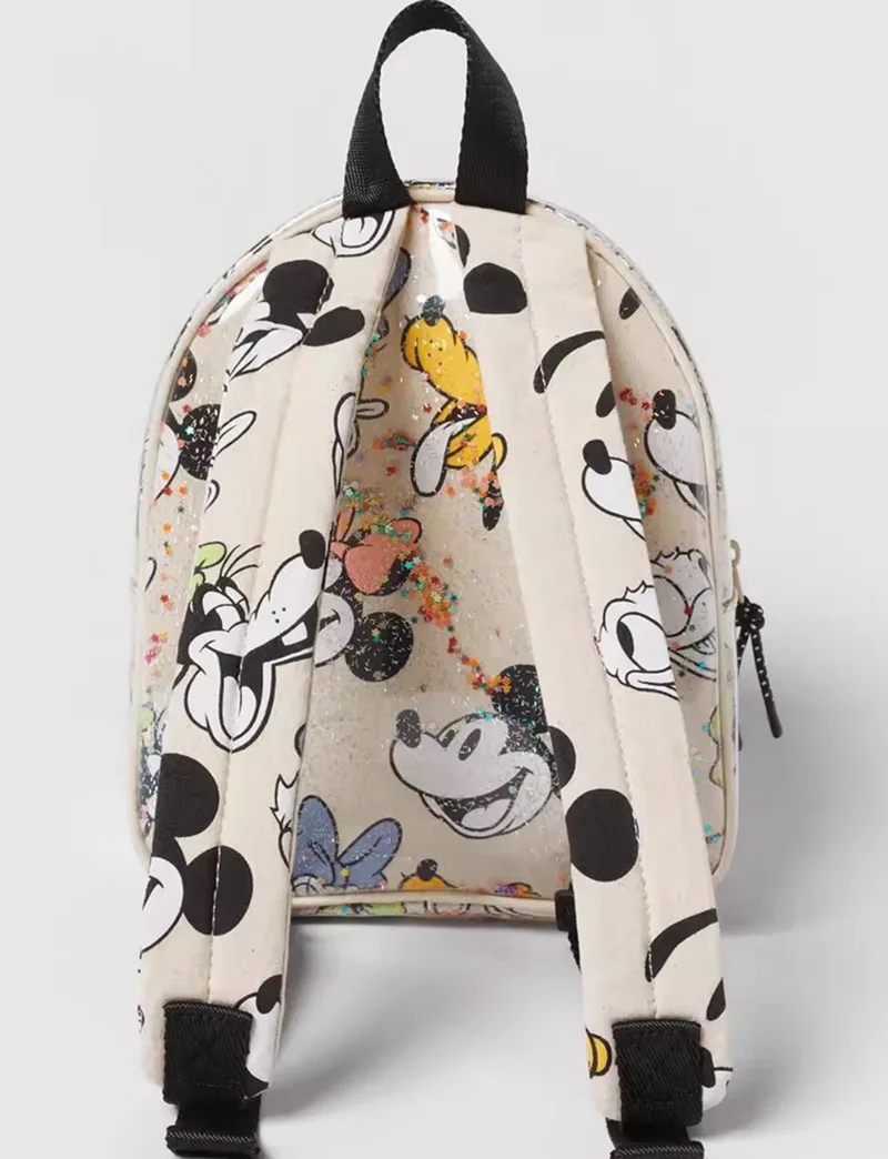 27X21X10 cm Disney cartoon Mickey Mouse  New Kids Backpack Mini Minnie Schoolbag  Girls and Boys  Cute Shoulder Bag 5