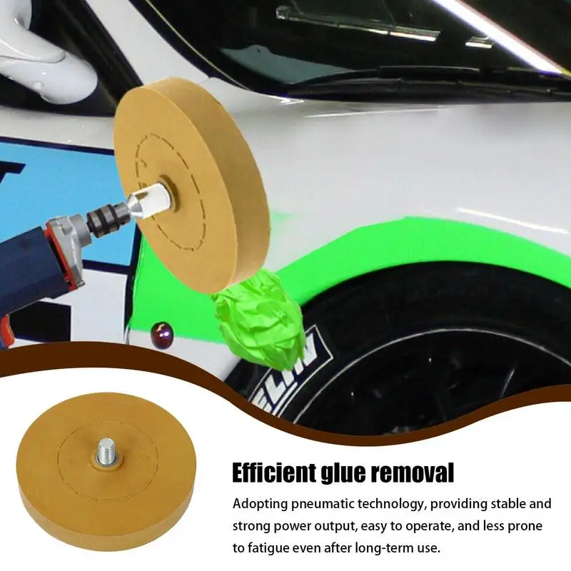 Decal Remover Eraser Wheel Powerful Adhesive Remover Eraser Wheel Sturdy Structure Decal For Automobile Paint Glass
