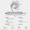 Neck Pillow Neck Support Breathable Stuffable U-shaped Pillow With Hidden Zipper Adjustable Drawstring Neck Pillow For Travel 3