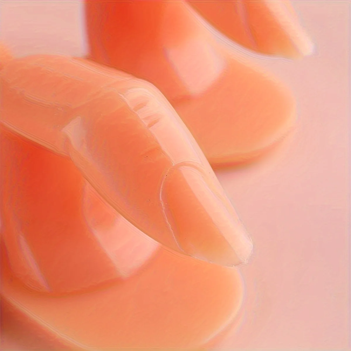 네일 아트 연습용 5개입 시뮬레이션 손가락, 유연하고 부드러운 가짜 손 모델, 실리콘 손가락, 매니큐어 훈련 디스플레이 도구