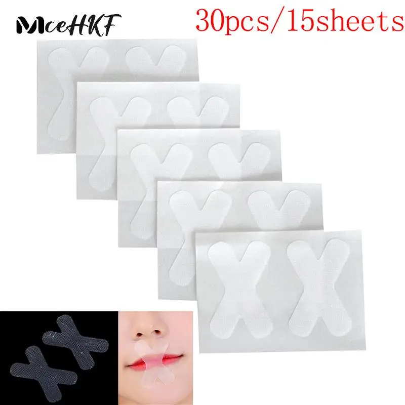 

Полоски для сна 30 шт., усовершенствованная мягкая лента для рта, наклейка для ночного храпа, для носа, для сна, для дыхания рта