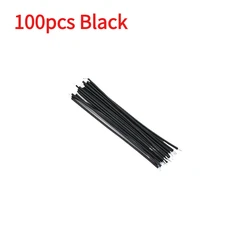 Multicolor Tin - Plated Electronic Jumper Wires Set - 100/120 Pieces, DIY Kit - 24 AWG (100pcs Black)