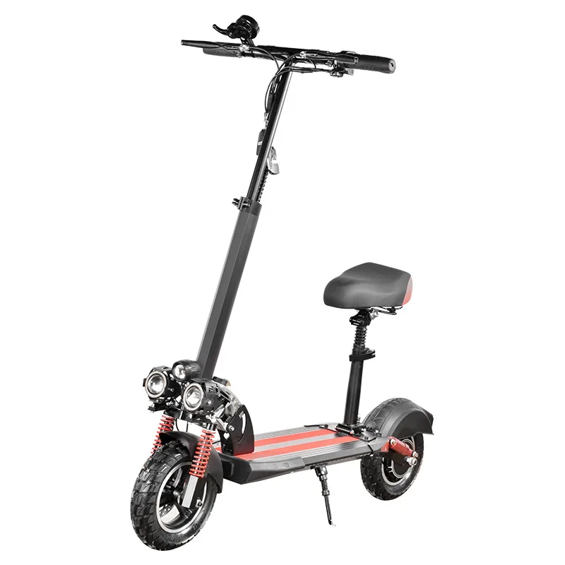 Three Light 10 Inch Electric Scooter Adult Mini Folding Scooter Portable Lithium Battery Scooter oem cargo electric tricycle 26 inch folding electric mountain bike customized 48v lithium battery mountain bicycles custom