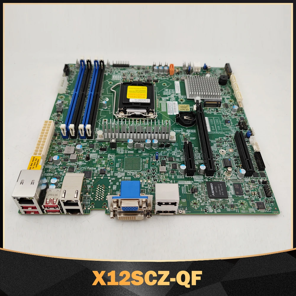 

X12SCZ-QF For Supermicro Workstation Motherboard Q470 Chipset 10th Generation Core i9/i7/i5/i3 LGA-1200 DDR4 SATA3RECC