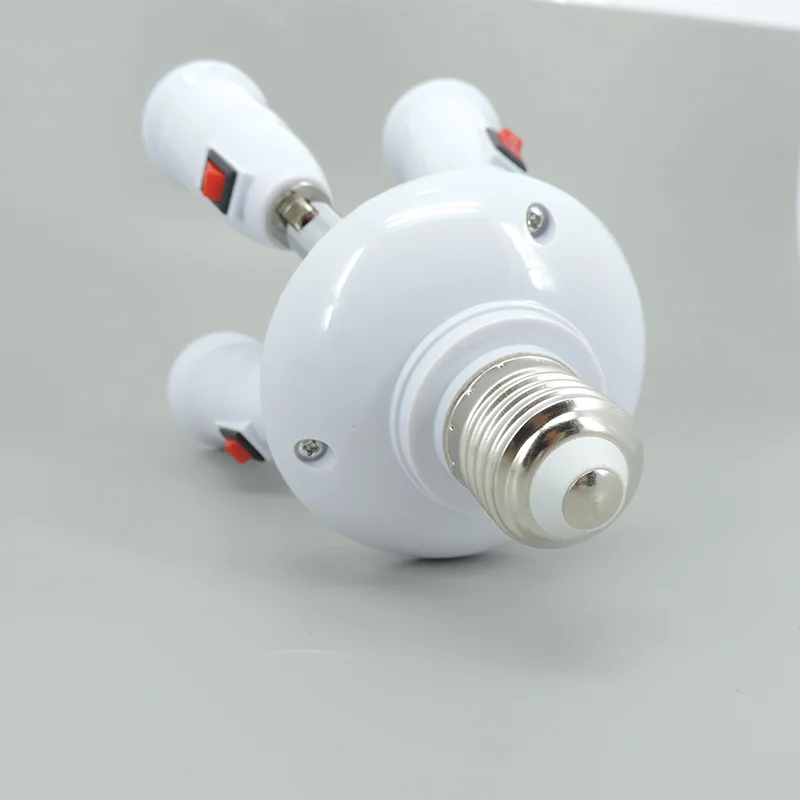 Description Picture 6 of itemE27 2 3 4 5 heads way in 1 LED Light Bulbs Splitter Converter Socket Adapter Lamp Holder Base Converter for Home Lighting v