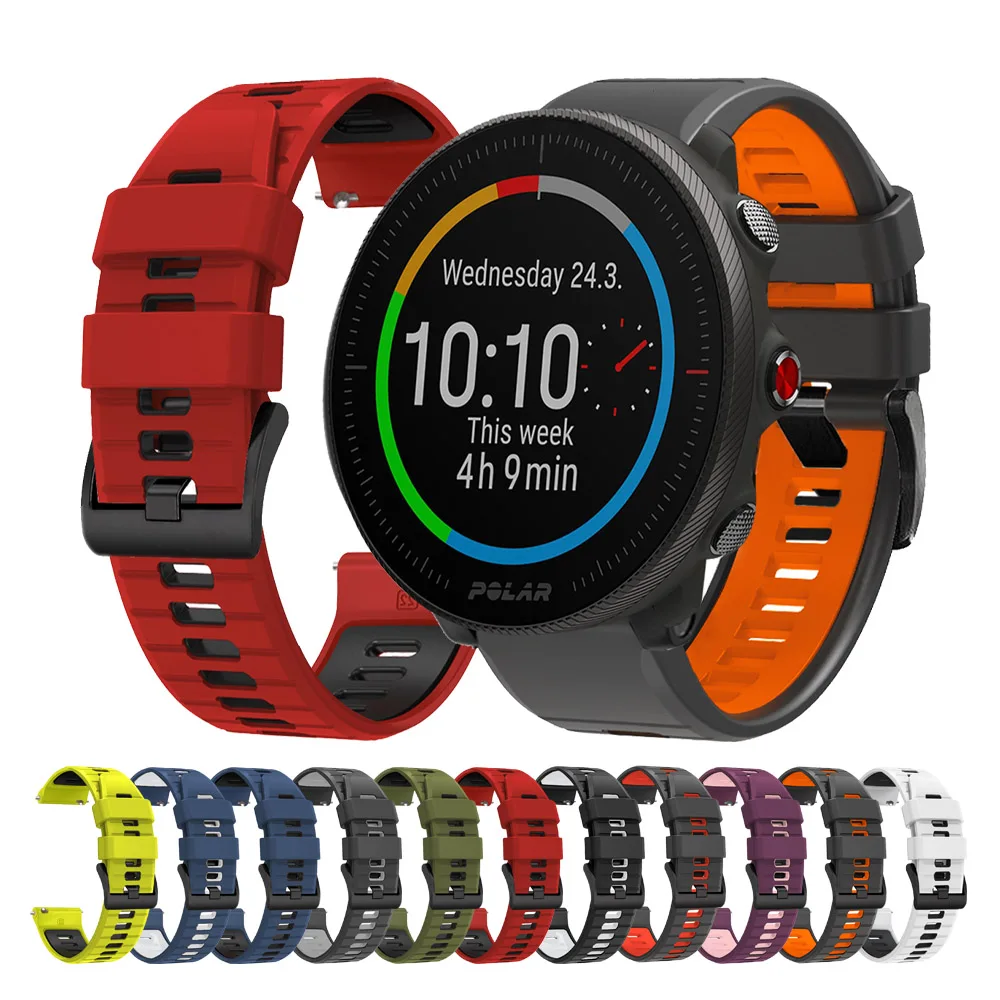 BoLuo 22mm Cinturini per Polar Grit X/Polar Vantage M,Cintura Ricambio,Cinturino Sostitutivo per Cinturino Sportivo Cinturino per Polar Vantage M2/ Garmin Venu 2/Garmin vivoactive 4 (blu navy