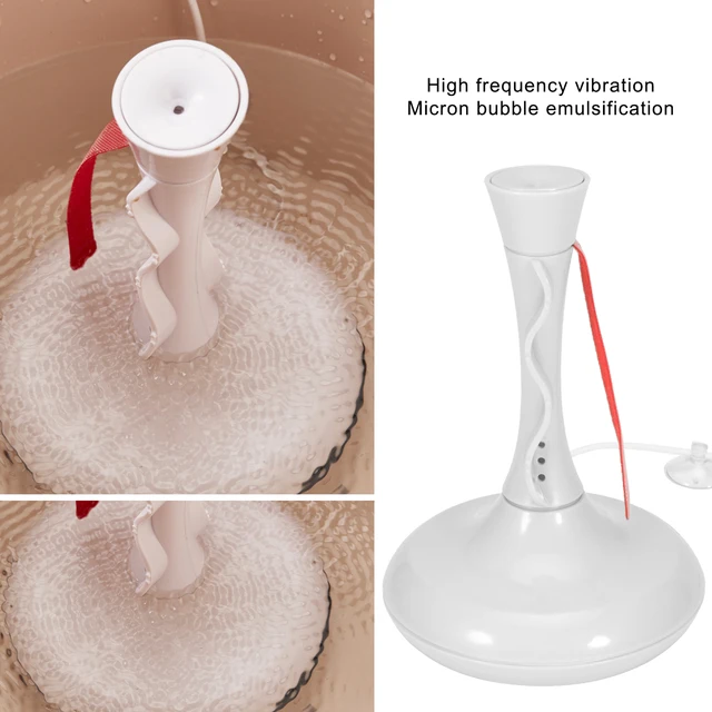 Washing Machine, Laundry Washer, 360 Degree Mini Portable Ultrasonic Washing Machine USB Powered Underwear Socks Washer 3