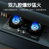 Household gas double stove. Embedded/desktop. Natural gas/liquefied gas. Energy-saving. Efficient cooking. 1