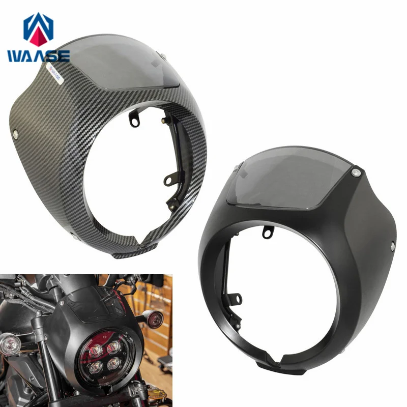 

waase For Honda Rebel 1100 CM1100 CMX1100 2021 2022 Front Headlight Windscreen Windshield Headlamp Fairing Screen