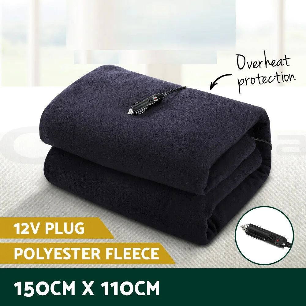 Giselle Electric Heated Blanket Car Truck Throw Rug Travel Camping 12V DC  Auto _ - AliExpress Mobile