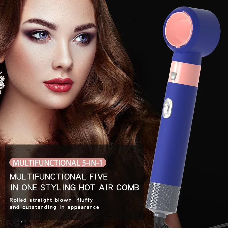 

Dropship 5 In 1 Hot Air Styler Set Electric Hair Dryer Hot Comb Brush Curling Iron Hair Styling Tools For Dyson Airwraps