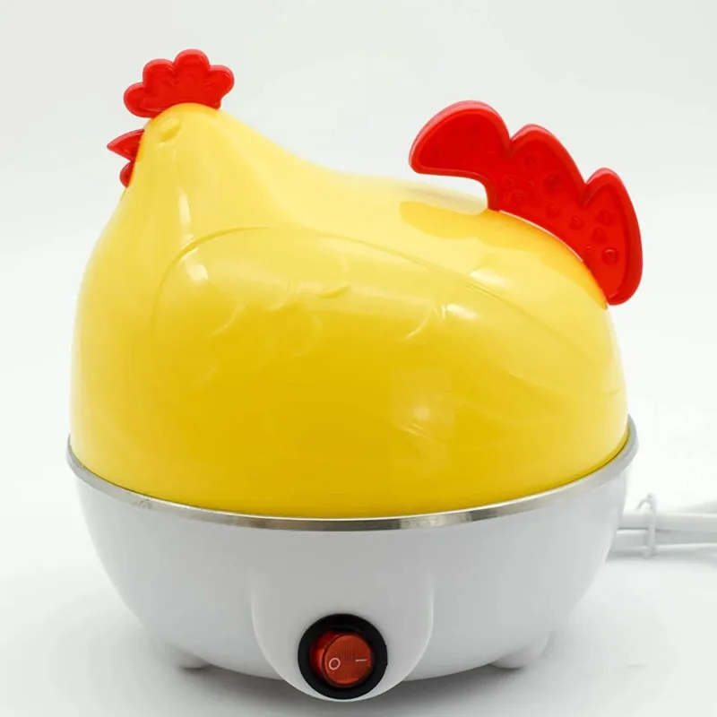 

Chicken Shape Eggs Steamer Breakfast 7 Eggs Boiler Cooking Tools Single Layer Electric Egg Cooker Kitchen Utensil Supplies