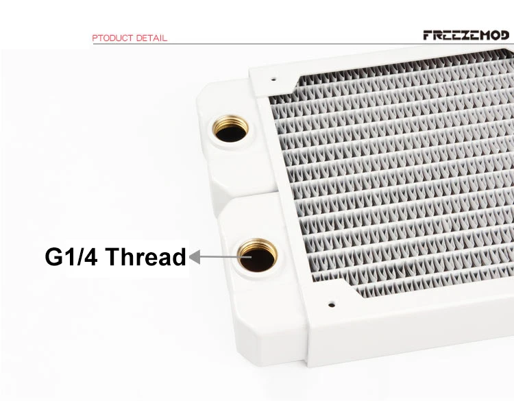 remplissage ezemod blanc cuivre religions filetage pc refroidisseur cuivre liquide refroidissement ventilateur