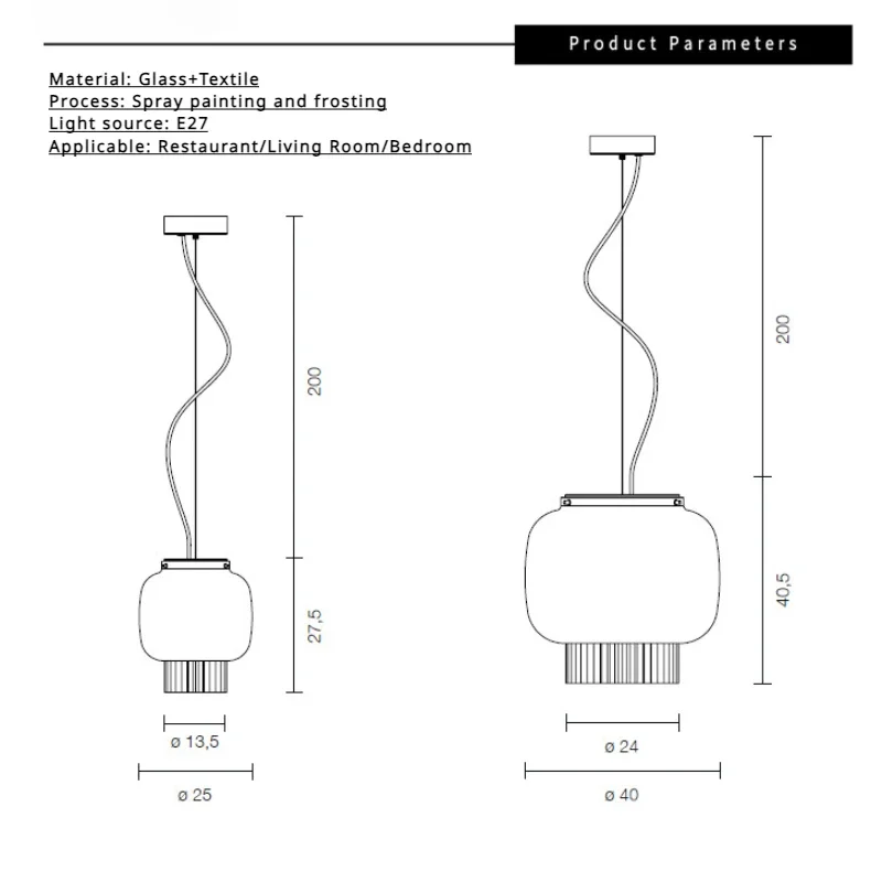 Manila Pendel leuchte spanisches Design mund geblasenes Glas Licht für Wohnzimmer Küchen insel Beleuchtung nach Hause hängen Esszimmer Licht – Detail 1