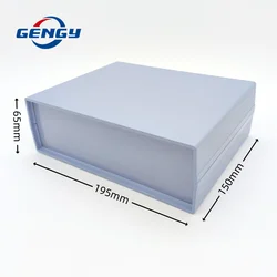 Plastic Enclosure Box for Electronic DIY Projects - 195x150x65mm with Screws (195x150x65mm Purple)