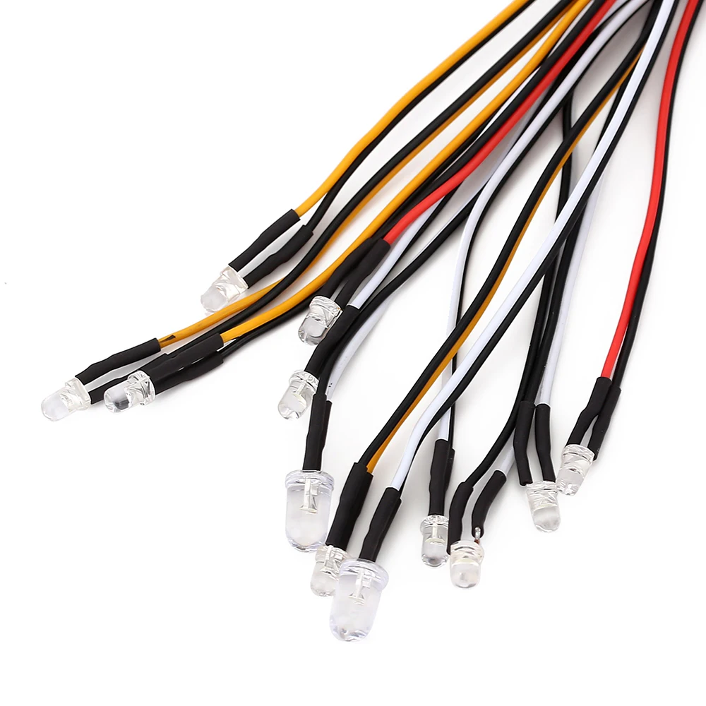 RC카 12 LED 플래시 라이트 키트, 1/10 RC 크롤러 액세서리, D90, D110, D130, 디펜더 하드 바디 쉘, RC 자동차 부품, RC 라이트