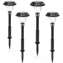 

4Pcs Solar Garden Light Outdoor Solar Power Lamp Waterpoof Landscape Decoration Lighting For Pathway Yard Sunpower Lawn Lamp