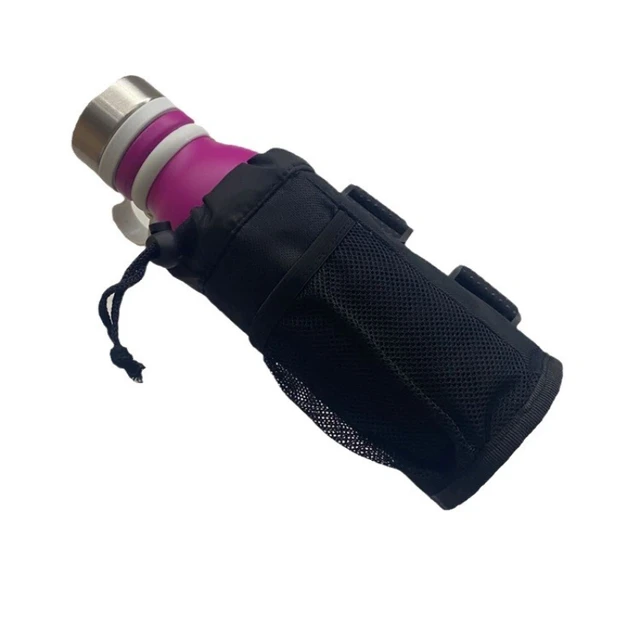 1PC Bicycle Motorbike Water Cup Holder Outdoor Oxford Cloth Bottle Bag Trolley Wheelchair with Mesh Bag Insulated Bumper Cover 6
