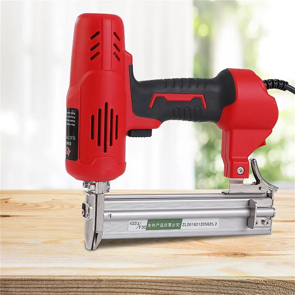 2600W F30 Electric Nailer And Stapler Furniture Staple Gun For Wood Frame Carpentry Woodworking Construction Electric Tools 2