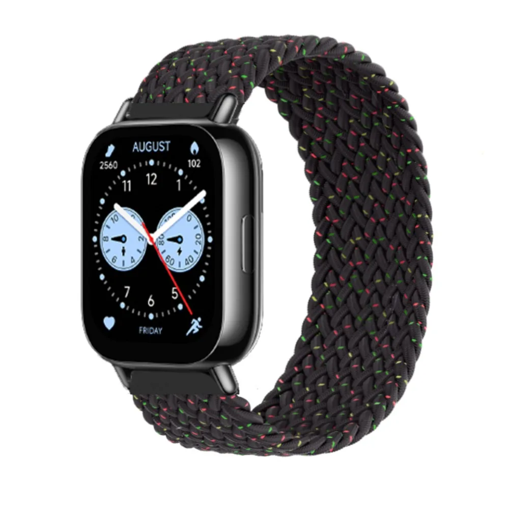 Braided Solo Loop Bracelet Strap for Smartwatch - Compatible with Various Models