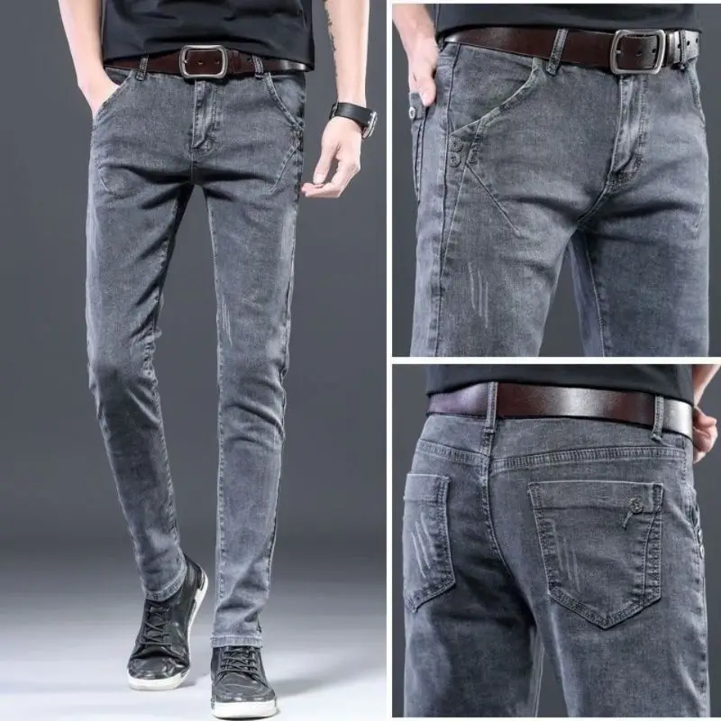 Spring and Summer Thin Open-Crotch Pants Stretch Jeans Double-Headed Invisible Zipper Date Field Battle Convenient Open-Seat