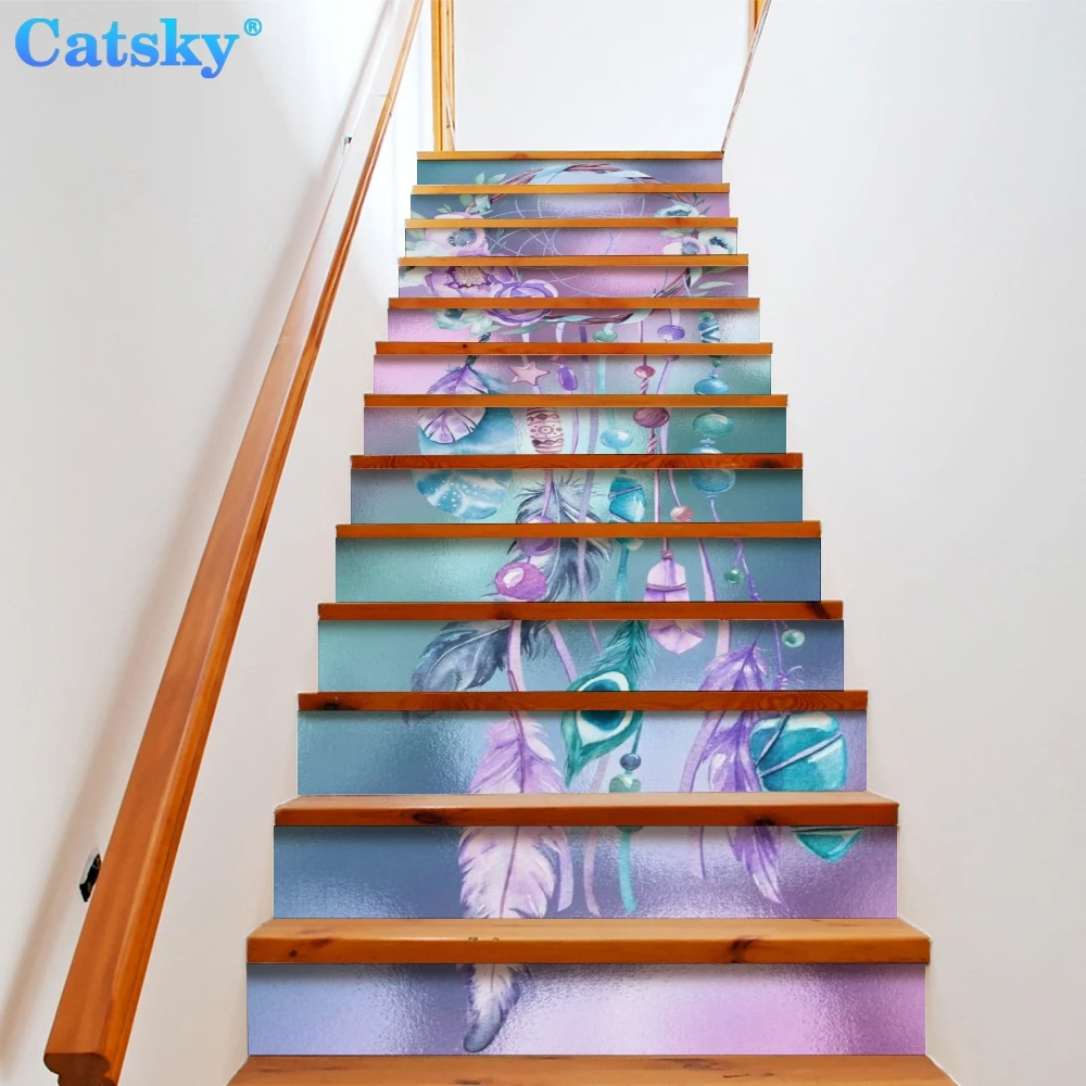 

Dreamcatcher sticker decal decoration home bookstore wallpaper wallpaper decoration stair step sticker waterproof pvc